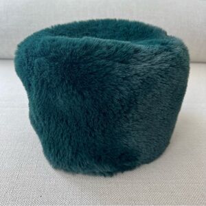PRIMADONNA • Plush Green Russian Ushanka Faux Fur Hat